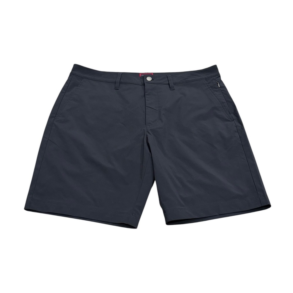 Untuckit Chancellor Mens Shorts Size 36 Black Preppy Casual Golf Activewear